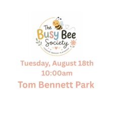 Sensory Playgroup - Tuesday, August 18th, at 10am - Tom Bennett Park